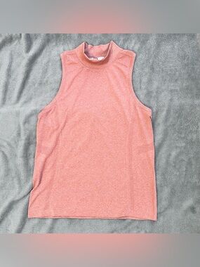 NWT Calia Seamless Sleeveless Mock Neck Golf Top - Dark Orange - Women’s Medium